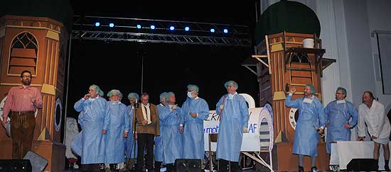 Damische Ritter 2013: Persiflage auf die Ärzteschaft (Foto: Ingrid Grossmann)
